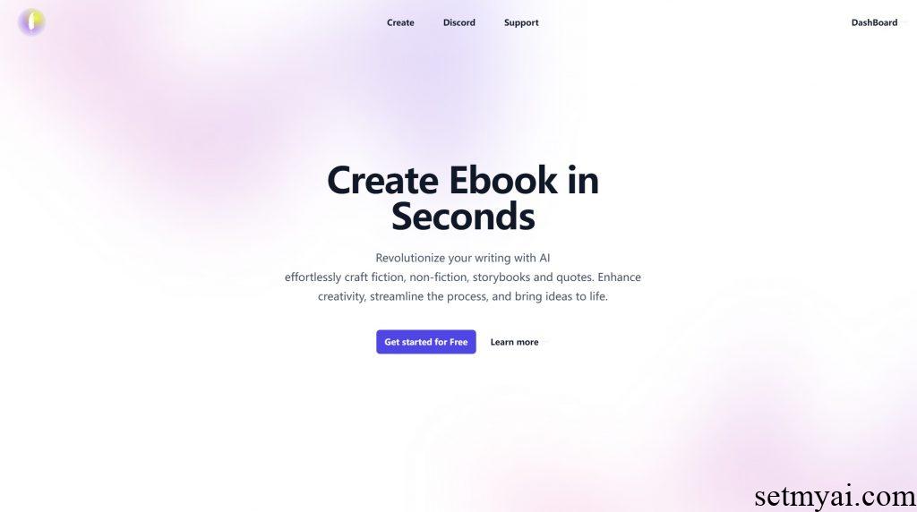 Swift AI Writer Homepage