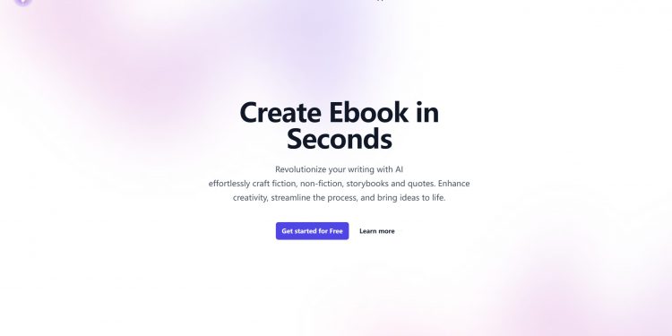 Swift AI Writer Homepage