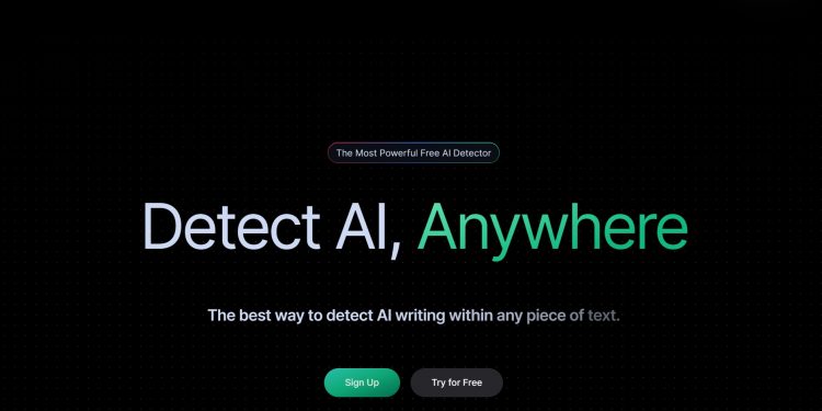 AI Detect Result Homepage