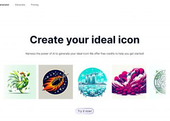 AI Icon Generator Homepage