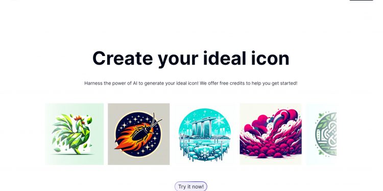 AI Icon Generator Homepage