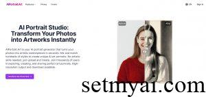 AI Portrait Homepage