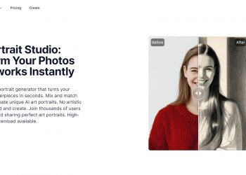 AI Portrait Homepage