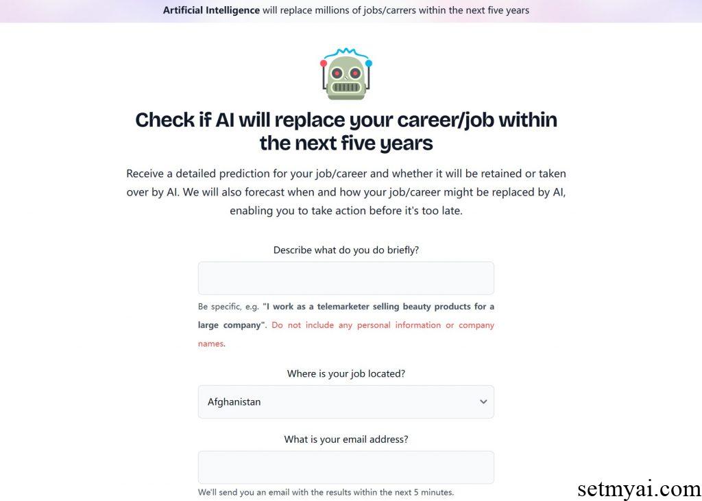 AI Took My Job Homepage