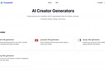 Create AI Homepage