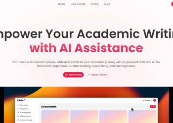 Edde AI Homepage