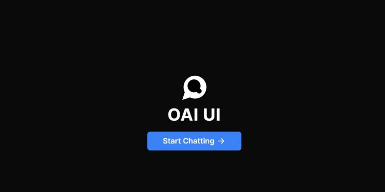 OAI UI Homepage