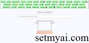 Recipe Maker Homepage