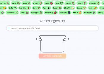 Recipe Maker Homepage