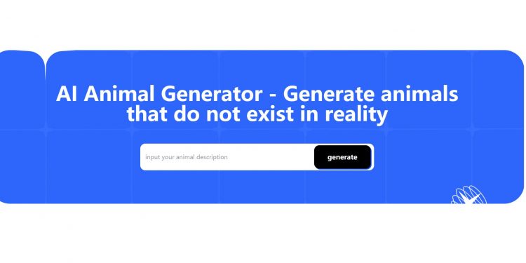 AI Animal Generator Homepage