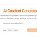 AI Gradient Generator Homepage