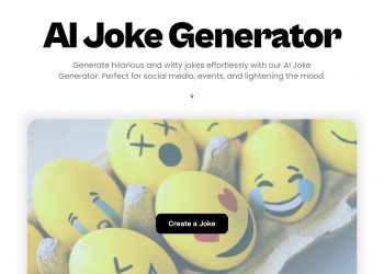 AI Joke Generator Homepage