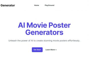 AI Movie Poster Generator Homepage