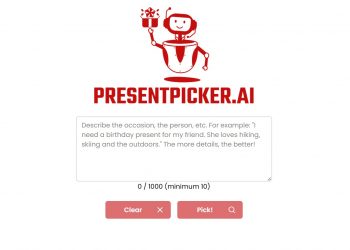 Present Picker AI Homepage