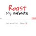 Roast My Website Homepage