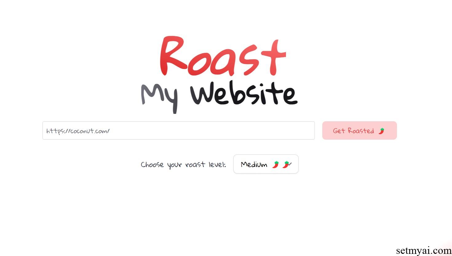 roast my site