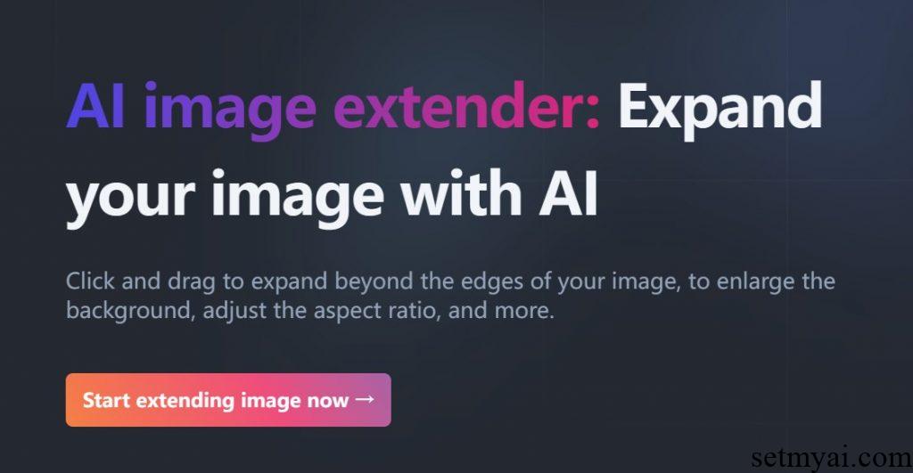 AI Image Extender Homepage