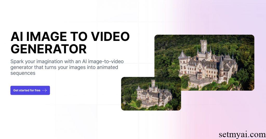 AI Image to Video Homepage