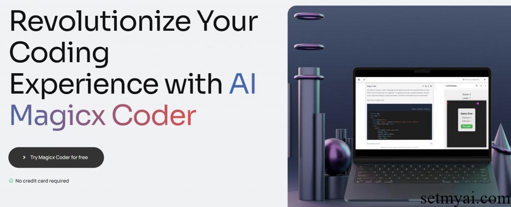 AI Magicx Coder Homepage