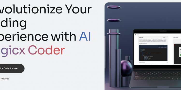 AI Magicx Coder Homepage