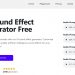 AI Sound Effect Generator Homepage