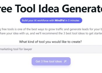 Free Tool Idea Generator Homepage