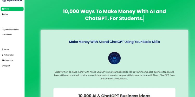 OpenChat AI Homepage