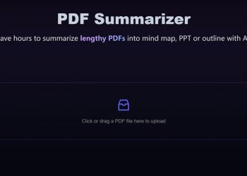 PDF Summarizer Homepage