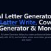AI Letter Generator Homepage