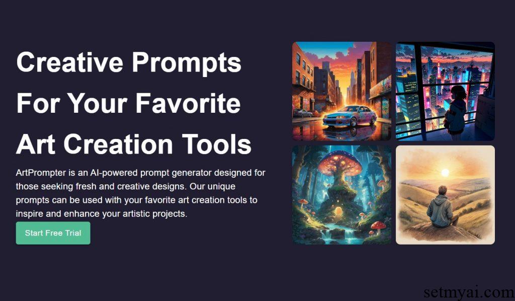 ArtPrompter Homepage