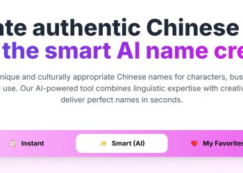 Chinese Name Generator Homepage