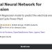 人工神经网络与回归分析 Artificial Neural Network for Regression
