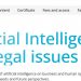 人工智能与法律事项 Artificial Intelligence and Legal Issues