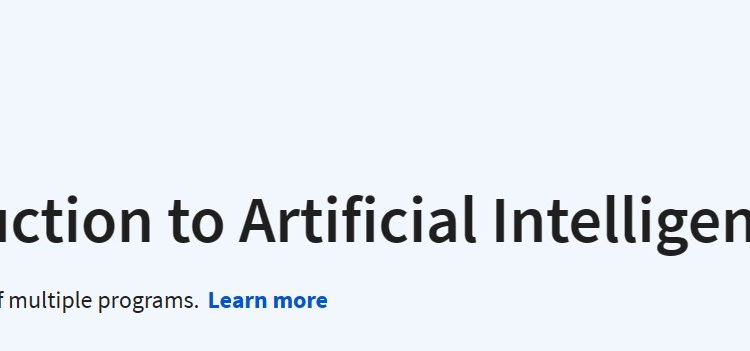 人工智能介绍 Introduction to Artificial Intelligence