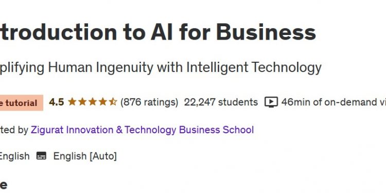 面向企业的AI介绍 Introduction to AI for Business