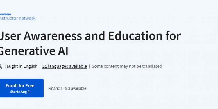 生成式人工智能的用户意识和教育 User Awareness and Education for Generative AI