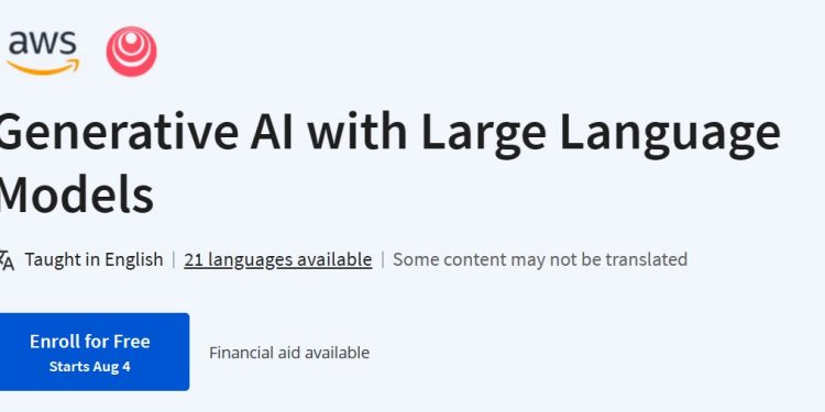 大语言模型与生成式人工智能 Generative AI with Large Language Models