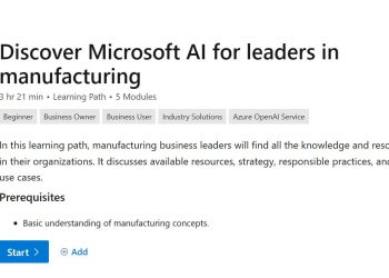 领导者如何利用AI开展业务 Discover Microsoft AI for Leaders in Manufacturing