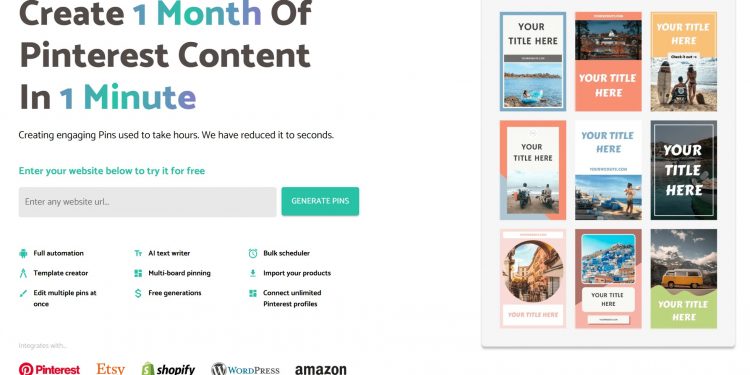 Pin Generator Homepage