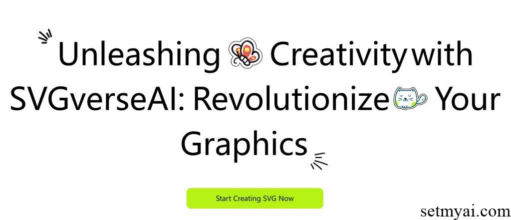 SVG Verse AI Homepage