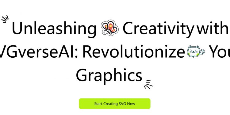 SVG Verse AI Homepage