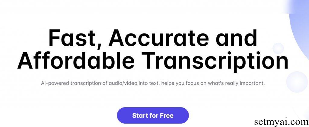 Yescribe AI Homepage