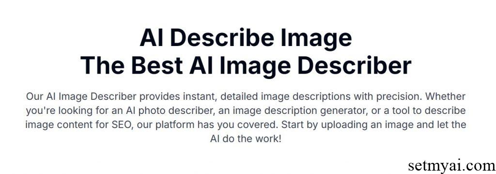 AI Image to Text Homepage