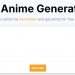 AnimeGen Homepage