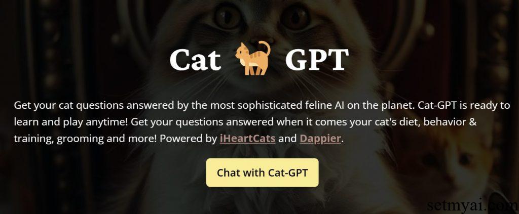 Cat GPT Homepage