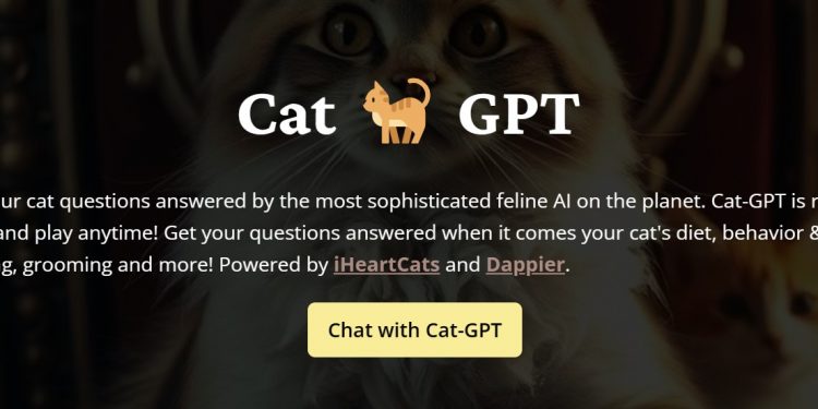 Cat GPT Homepage