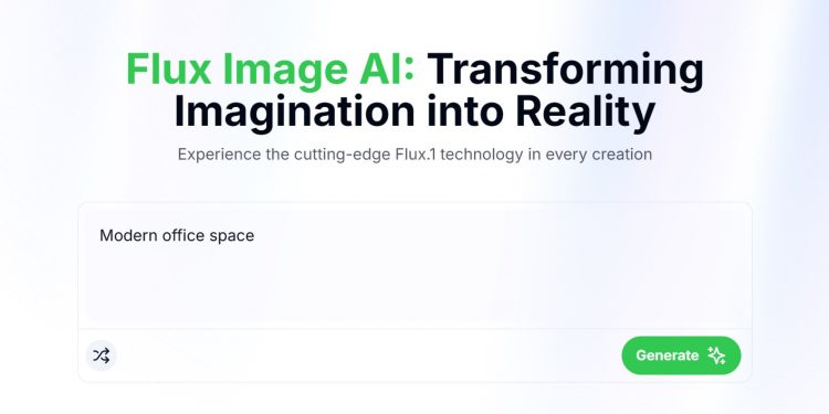 Flux Image AI Homepage
