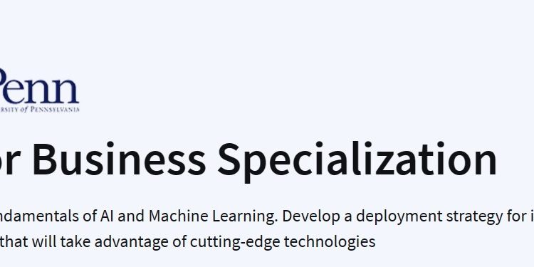 人工智能与商业专业化 AI for Business Specialization