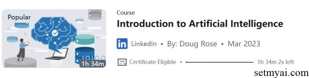 人工智能介绍 Introduction to Artificial Intelligence