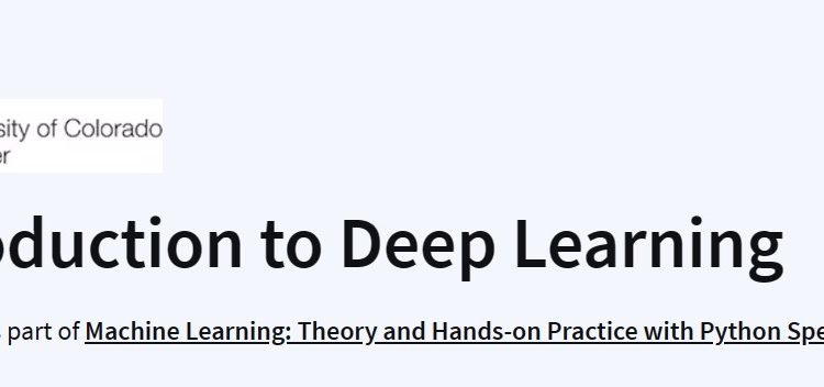 深度学习介绍 Introduction to Deep Learning